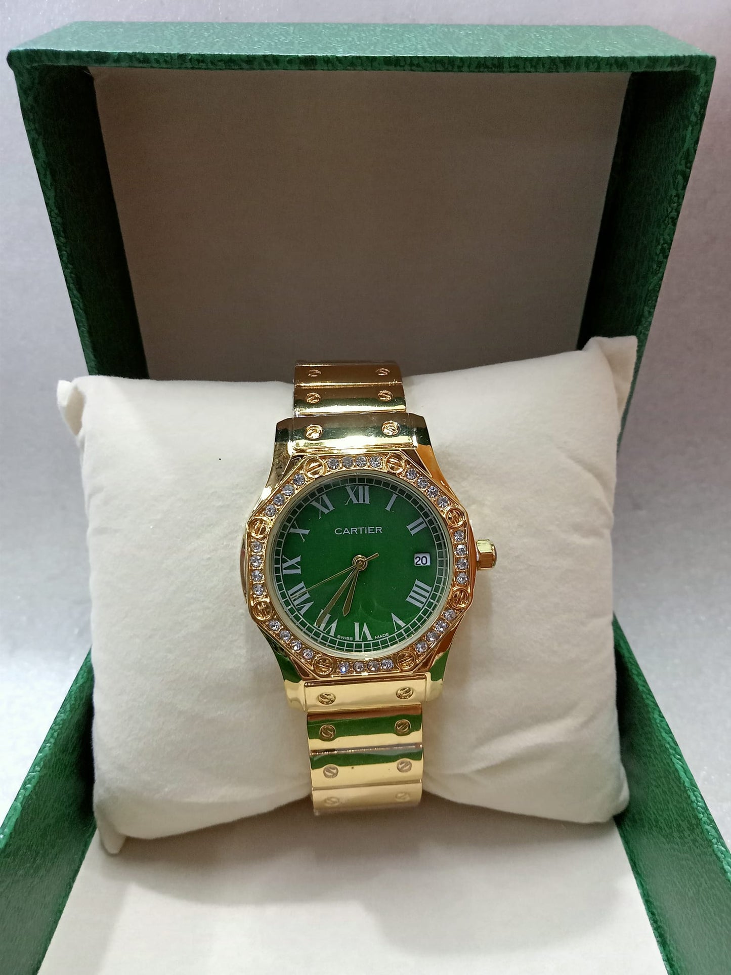 Cartier Gold Watch With Gold For Women