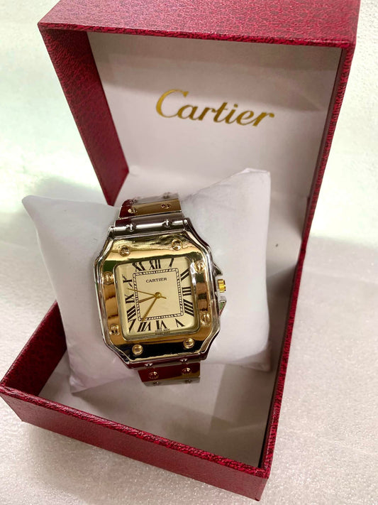 Cartier Two-tone Watch For Men And Women