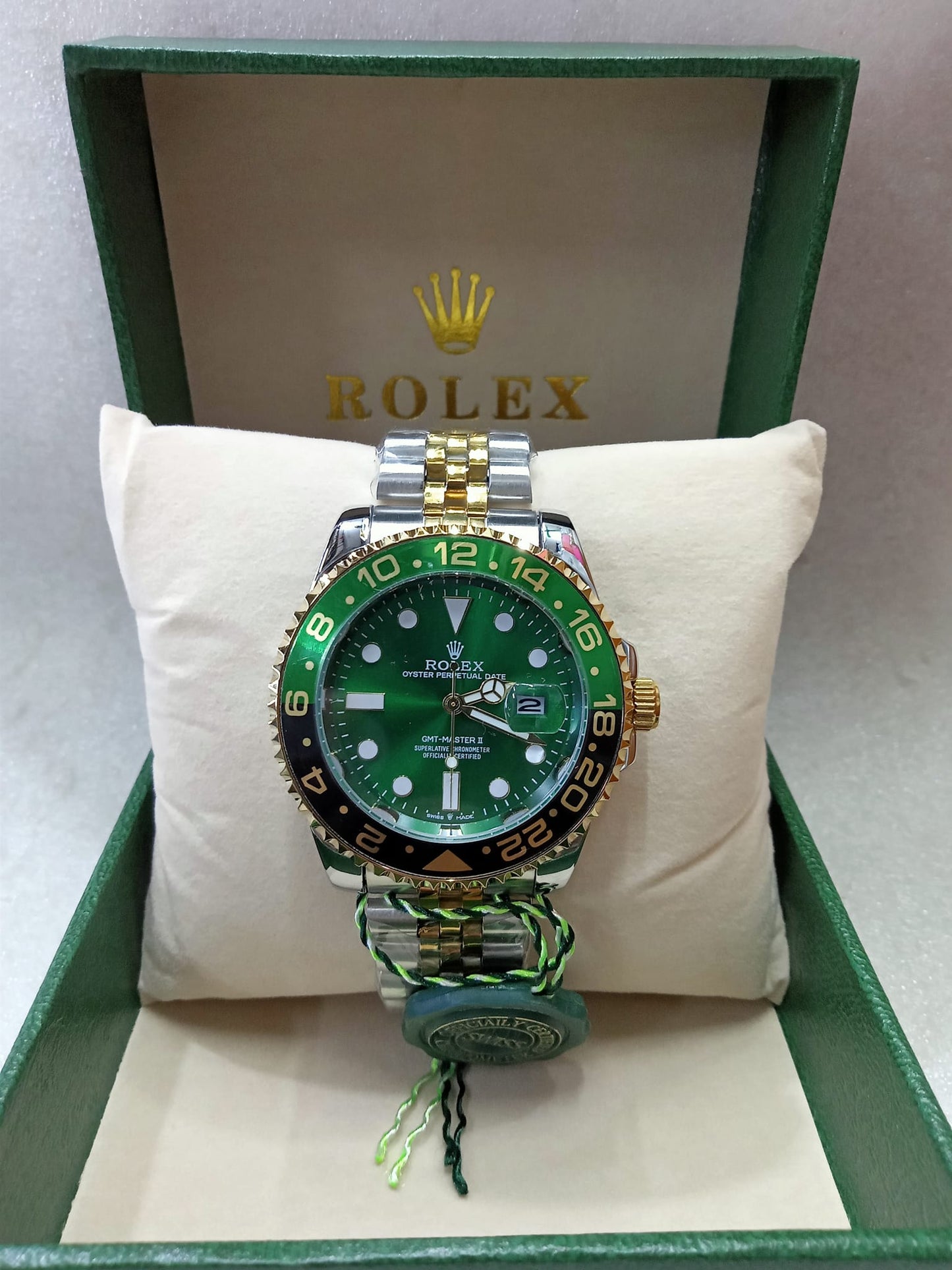 RLX Rotatable Bezel Two-Tone Watch for Men
