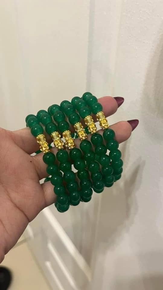 Piyao Emerald Lucky Charm Bracelet