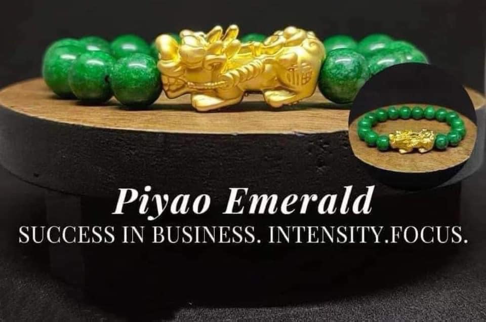 Piyao Emerald Lucky Charm Bracelet