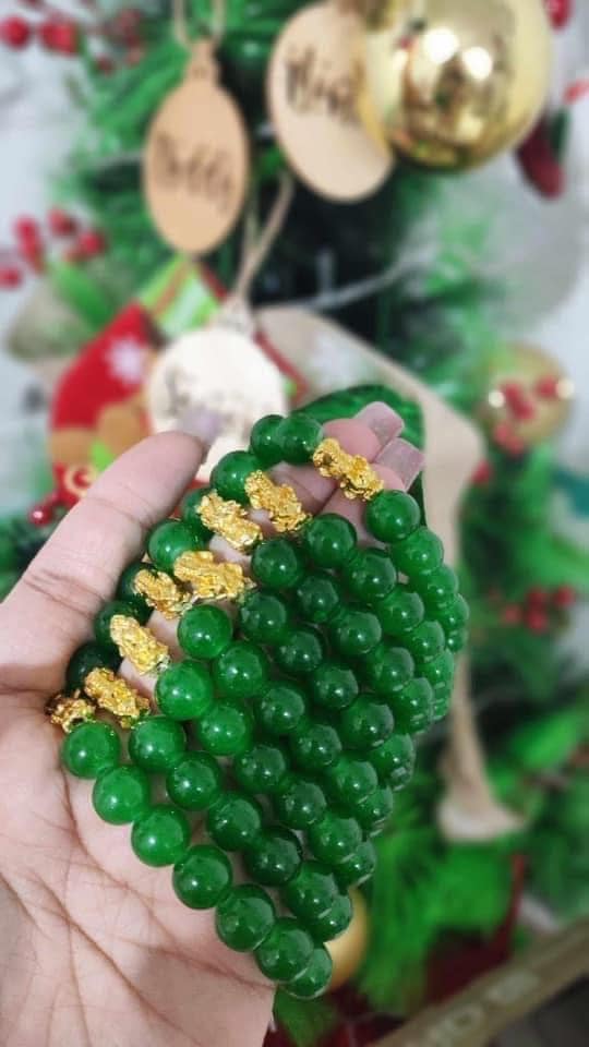 Piyao Emerald Lucky Charm Bracelet