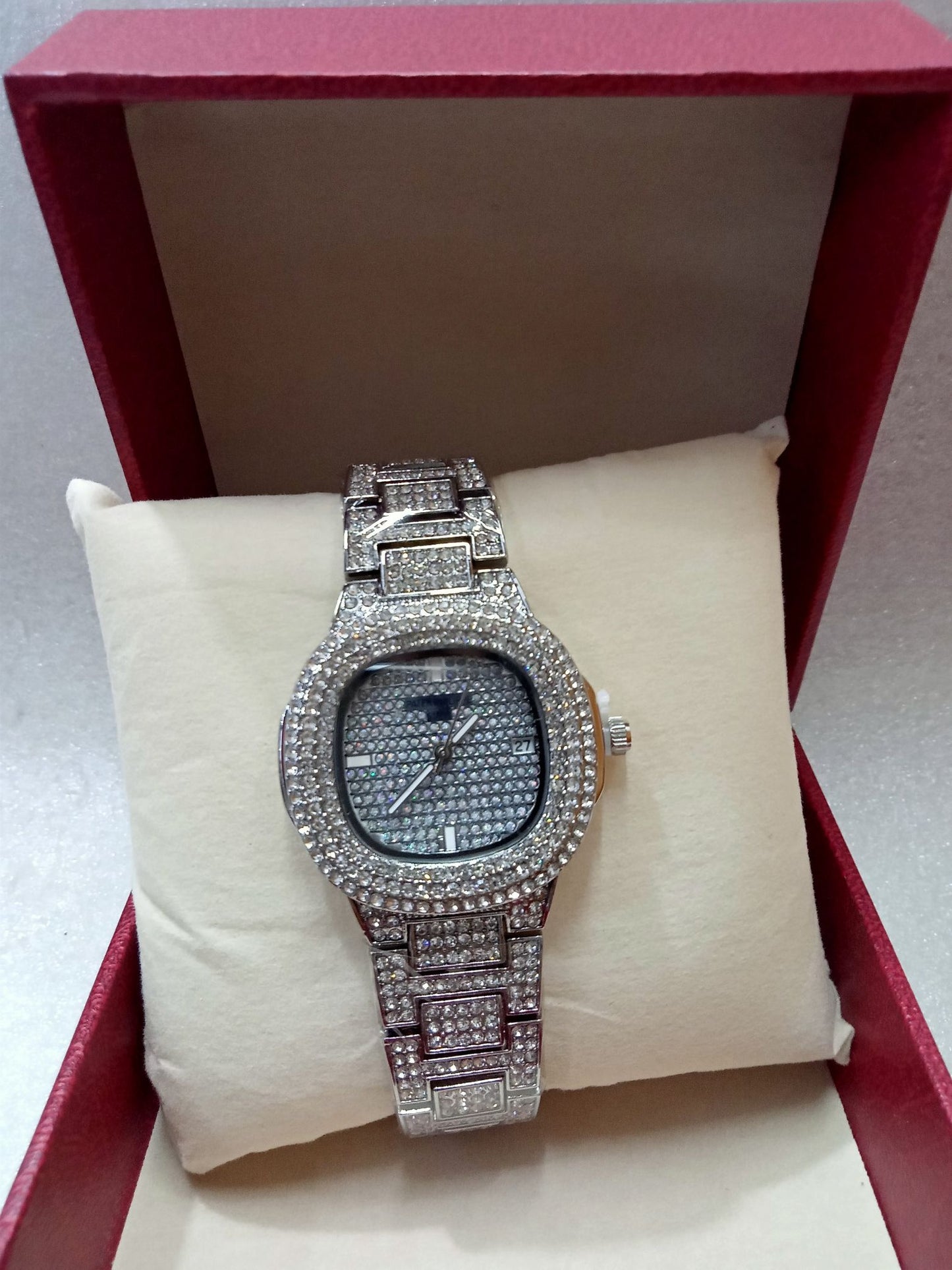 Patek Philippe Iced Out Watch for Women