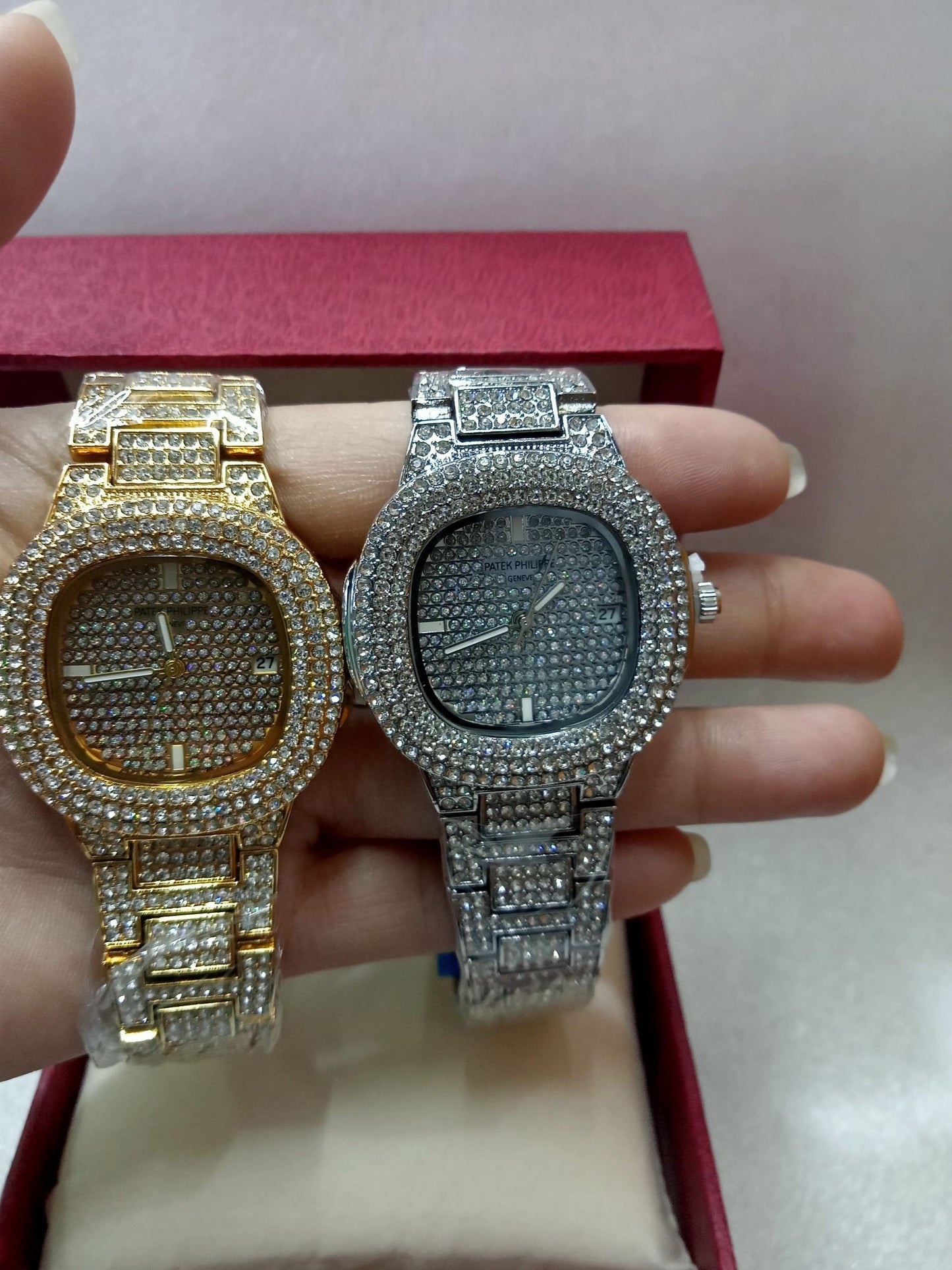 Patek Philippe Iced Out Watch for Women