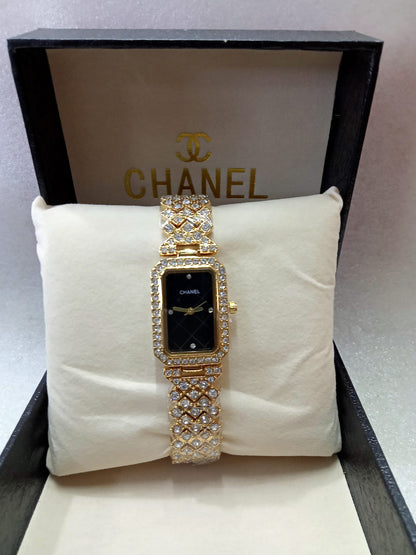 Chanel Square Dial With Diamonds Watch For Women