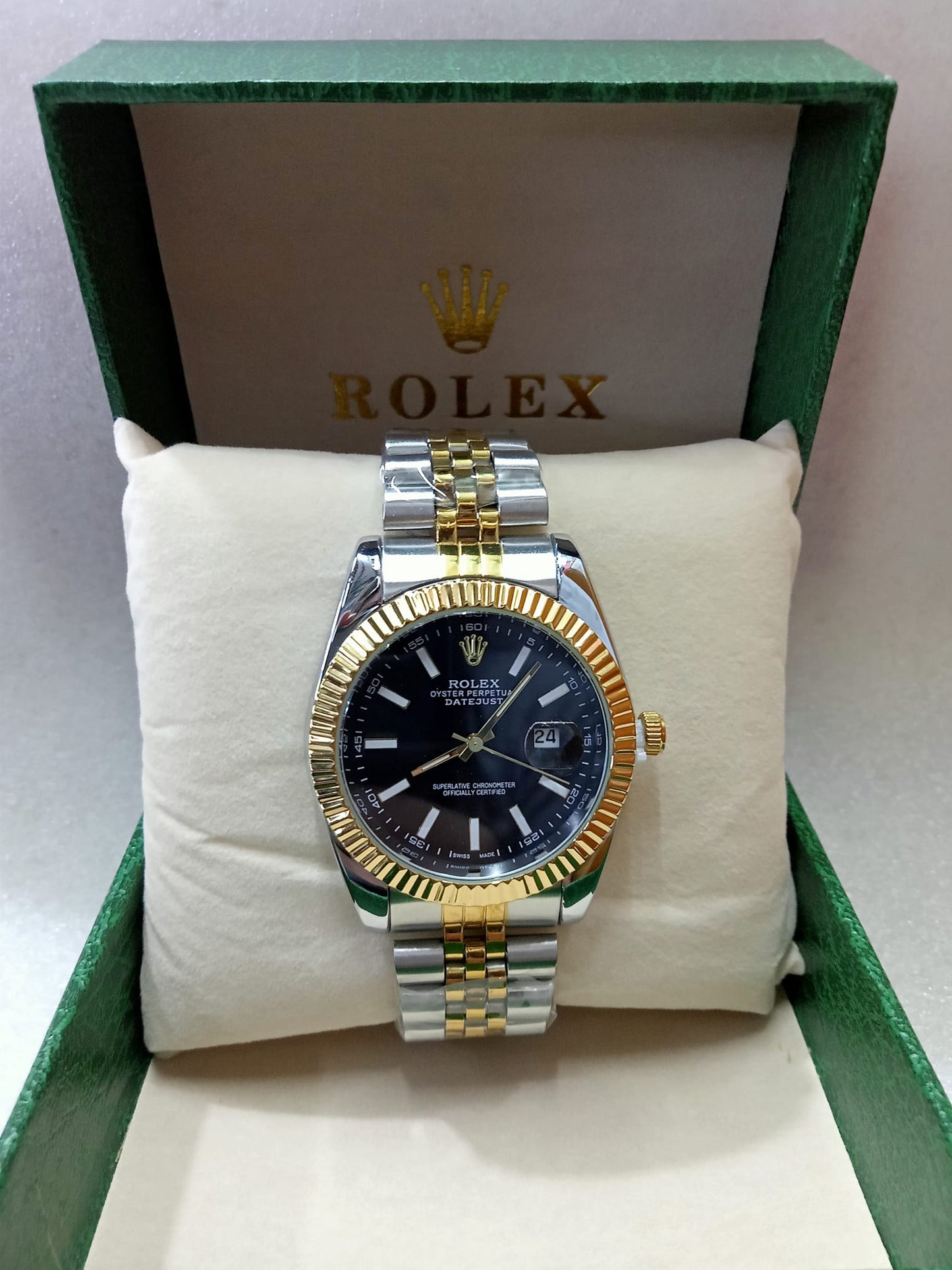 Rolex Gold And Silver Watch For Men