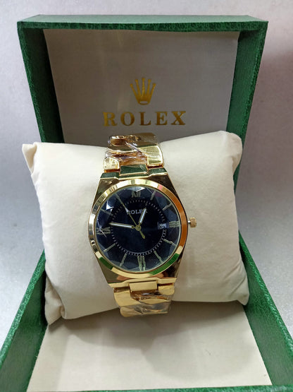 Rolex Big Face Gold Watch For Women