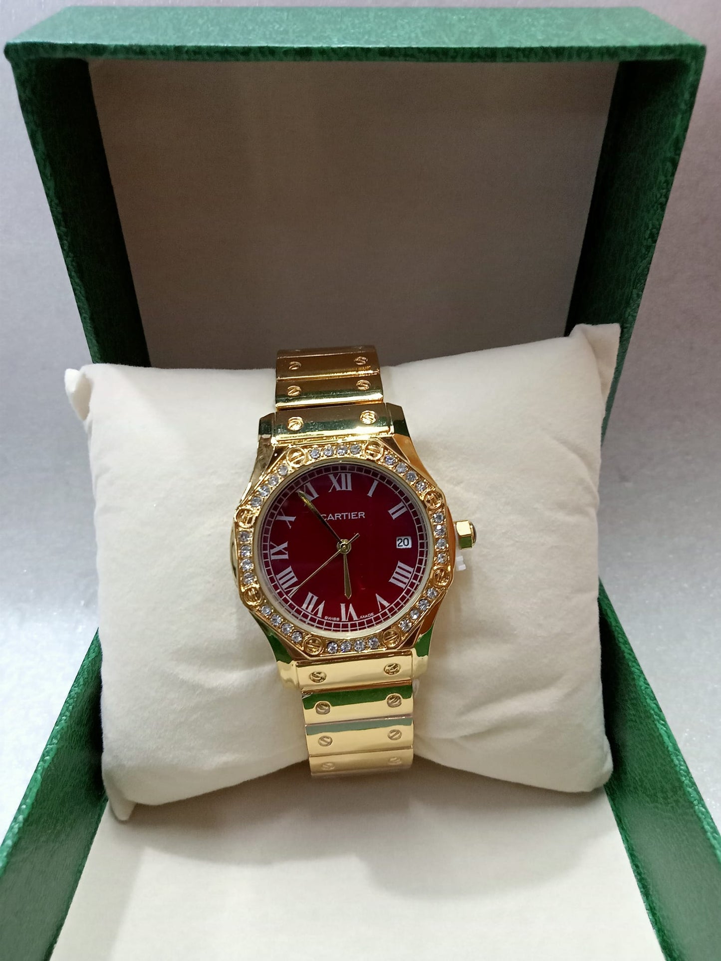 Cartier Gold Watch With Gold For Women