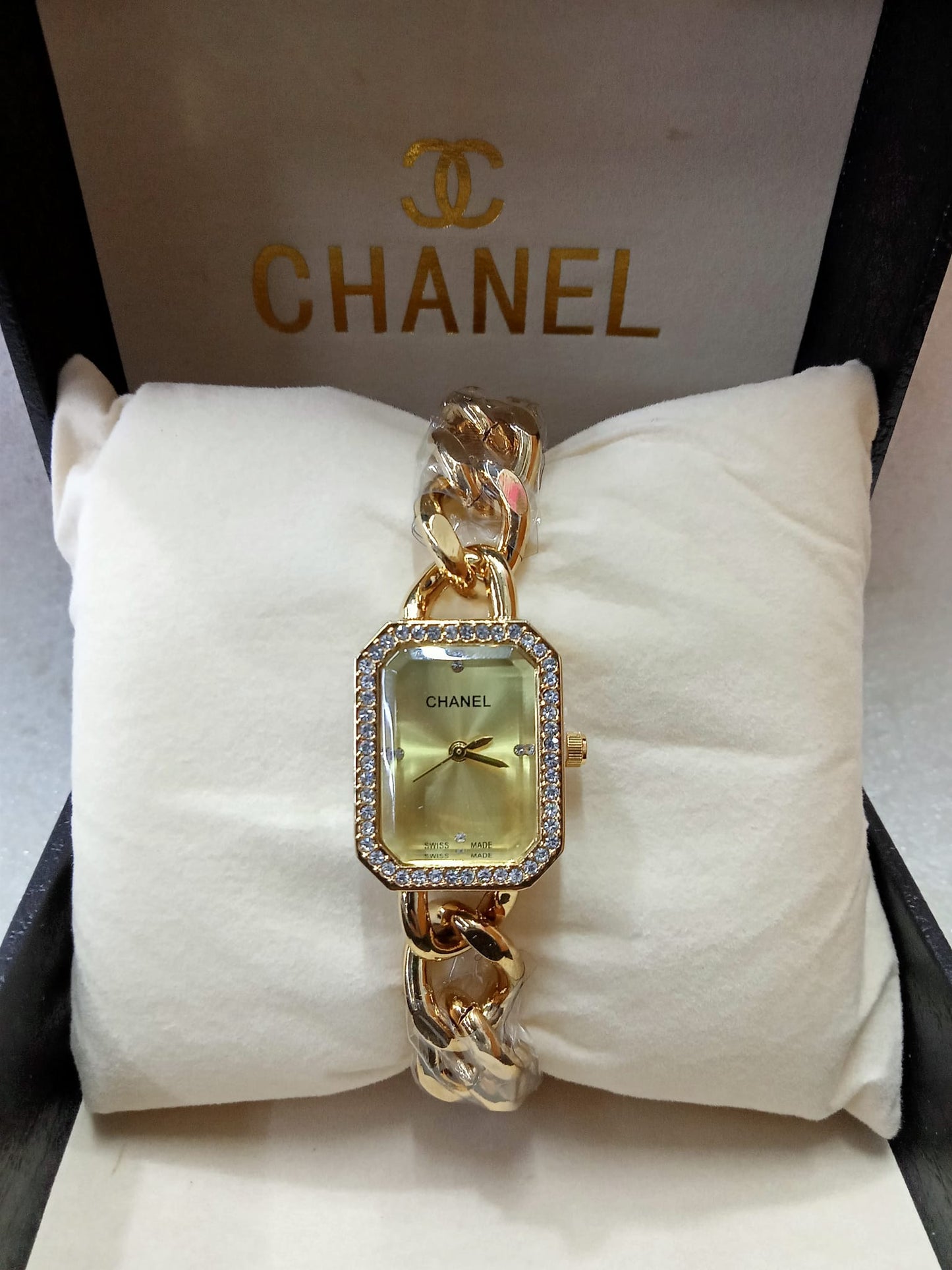 Chanel Square Dial Chain Strap