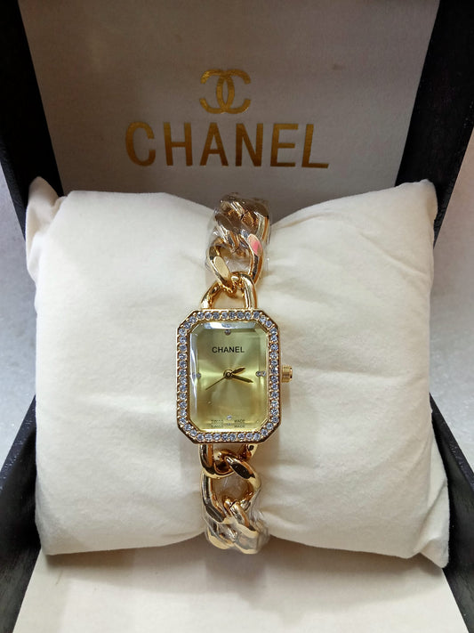 Chanel Square Dial Chain Strap