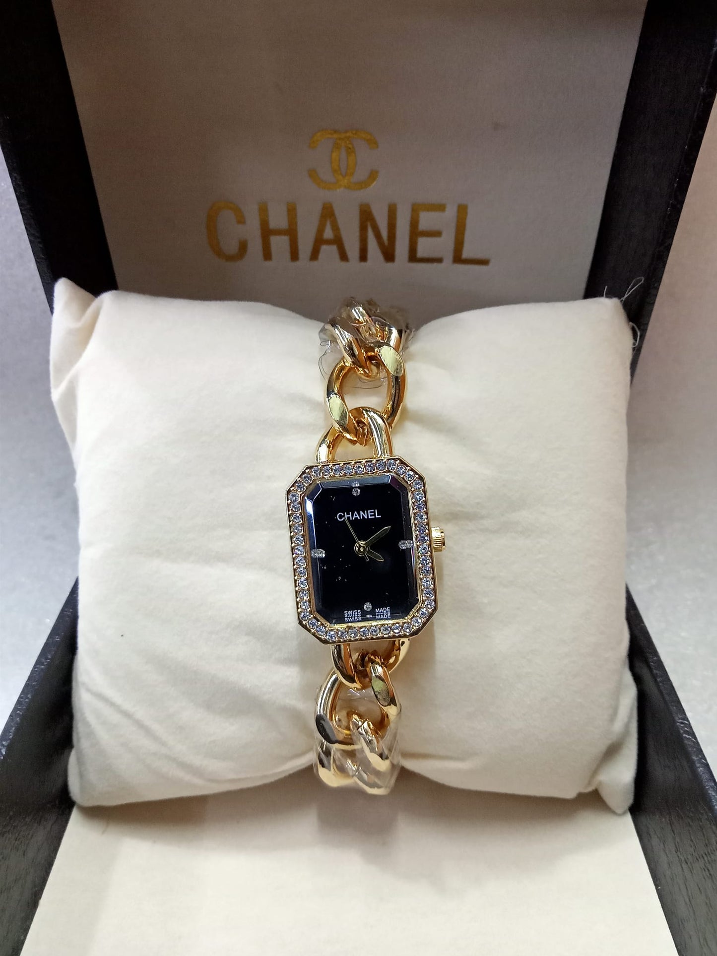 Chanel Square Dial Chain Strap