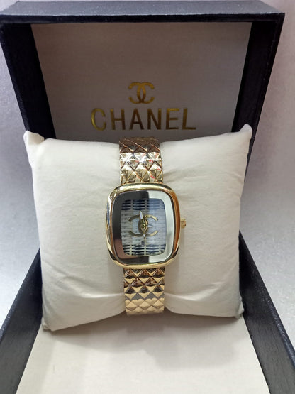 Chanel Elegant Gold And Silver Watch