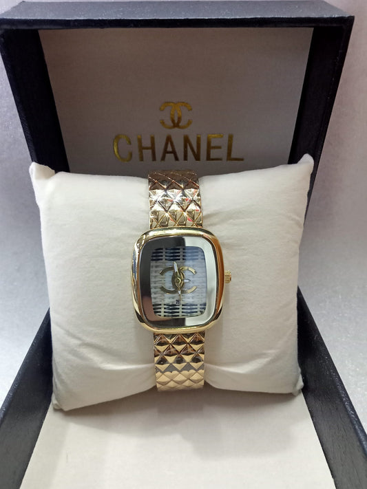 Chanel Elegant Gold And Silver Watch