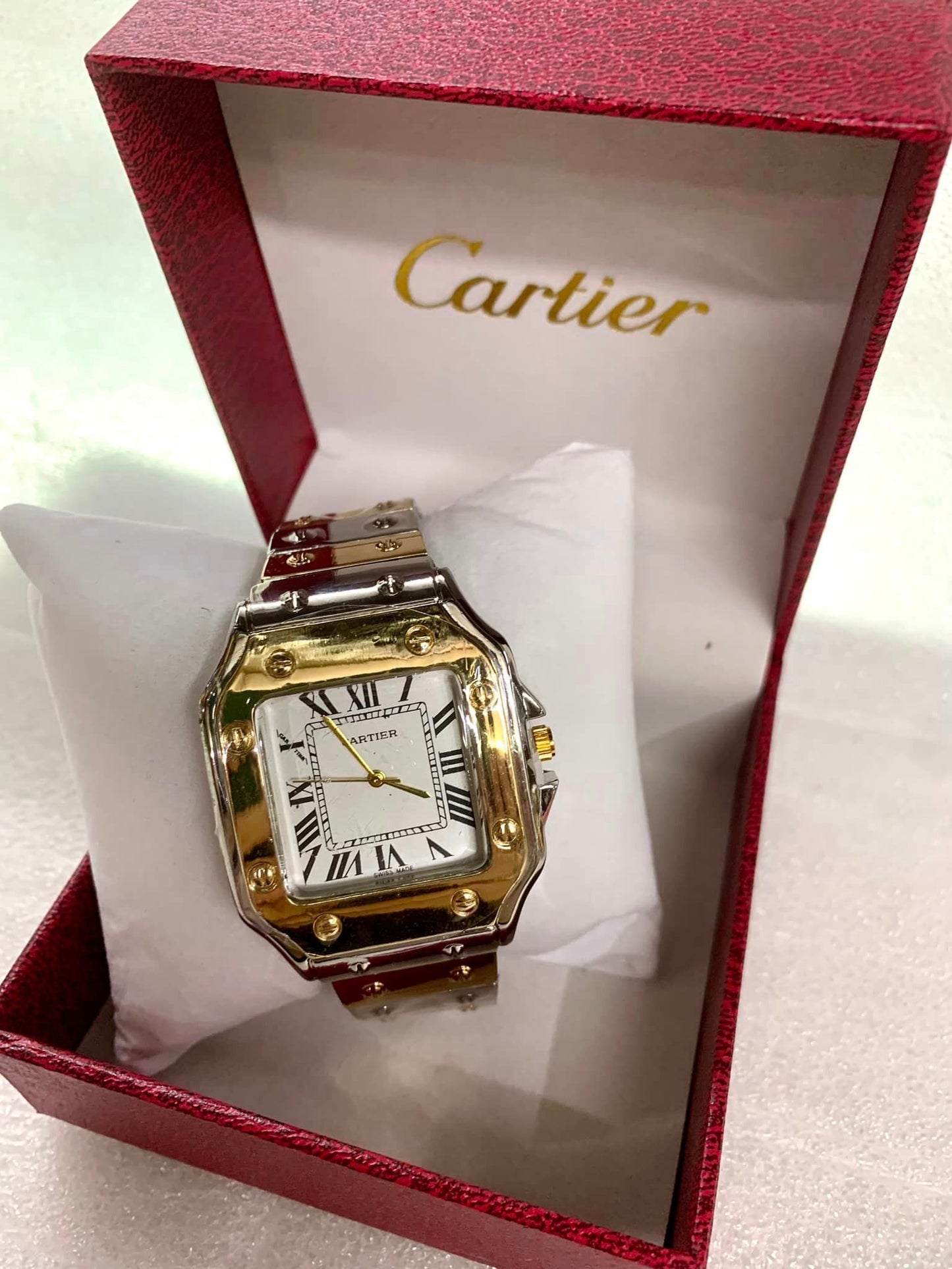 Cartier Two-tone Watch For Men And Women