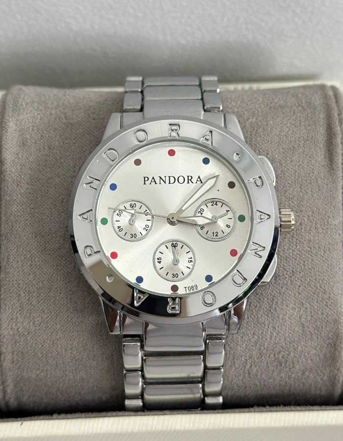 Pandora Silver Watch for Men and Women