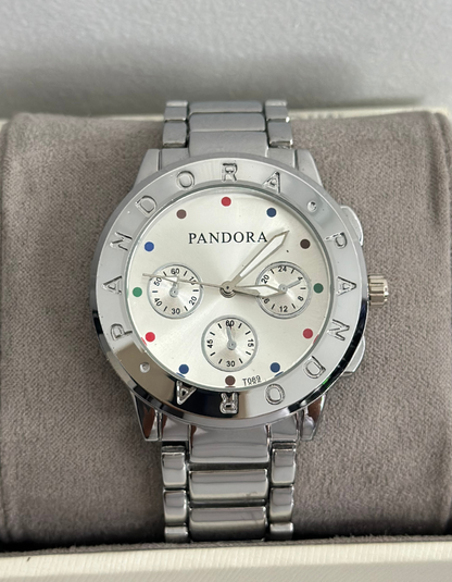 Pandora Silver Watch for Men and Women