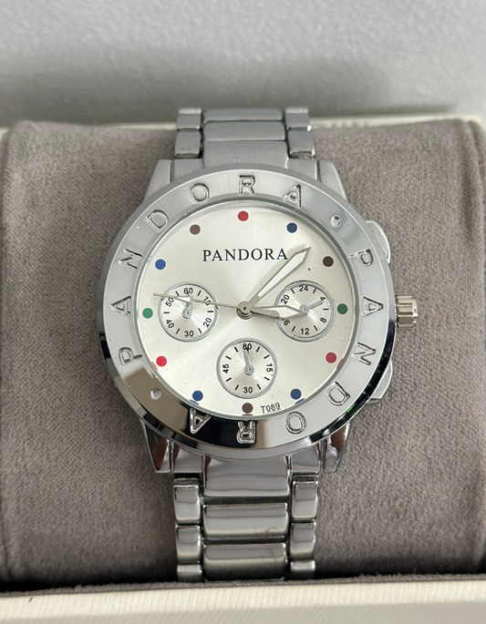 Pandora Silver Watch for Men and Women