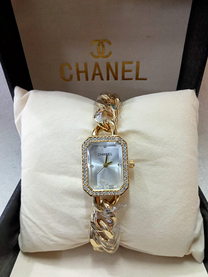 Chanel Square Dial Chain Strap