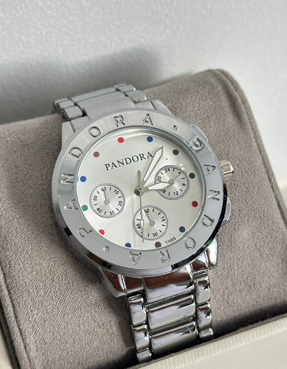 Pandora Silver Watch for Men and Women