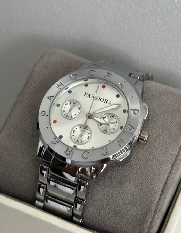 Pandora Silver Watch for Men and Women