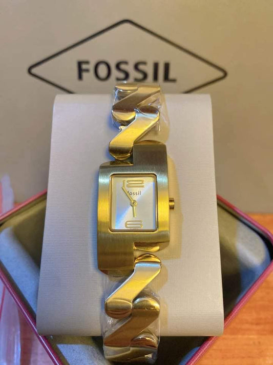 Fossil Zigzag Gold Watch for Women