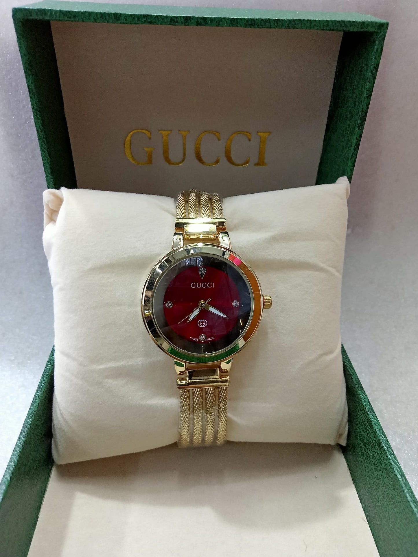 Gucci Small Face Gold Watch for Women