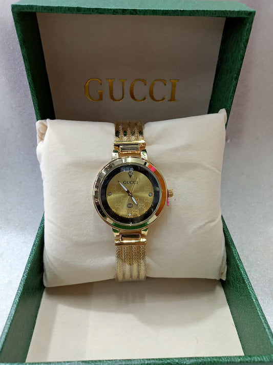 Gucci Small Face Gold Watch for Women