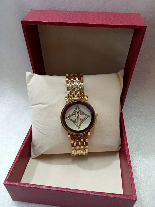 LV Gold Watch for Women