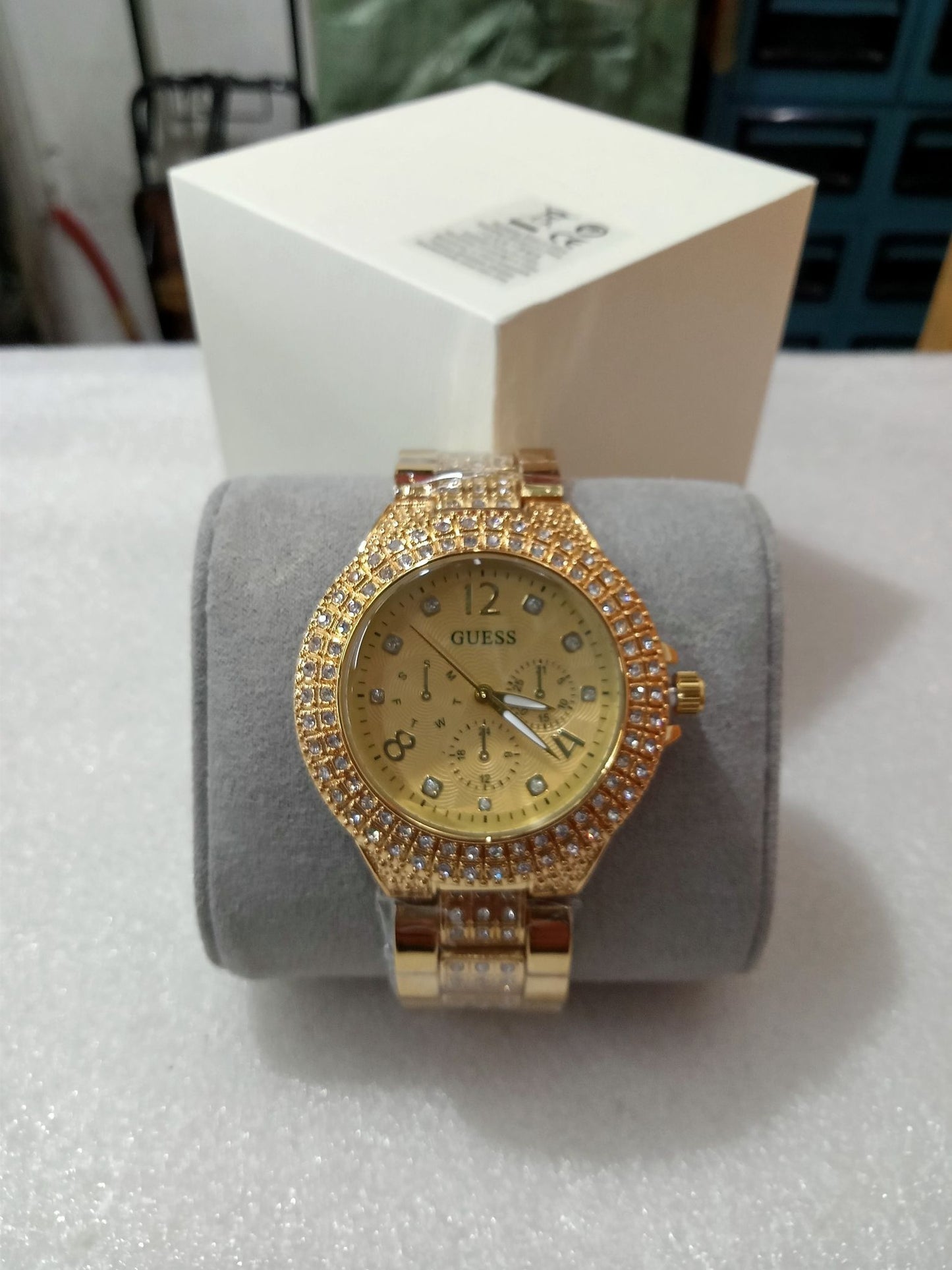 Guess Iced Out Watch for Women