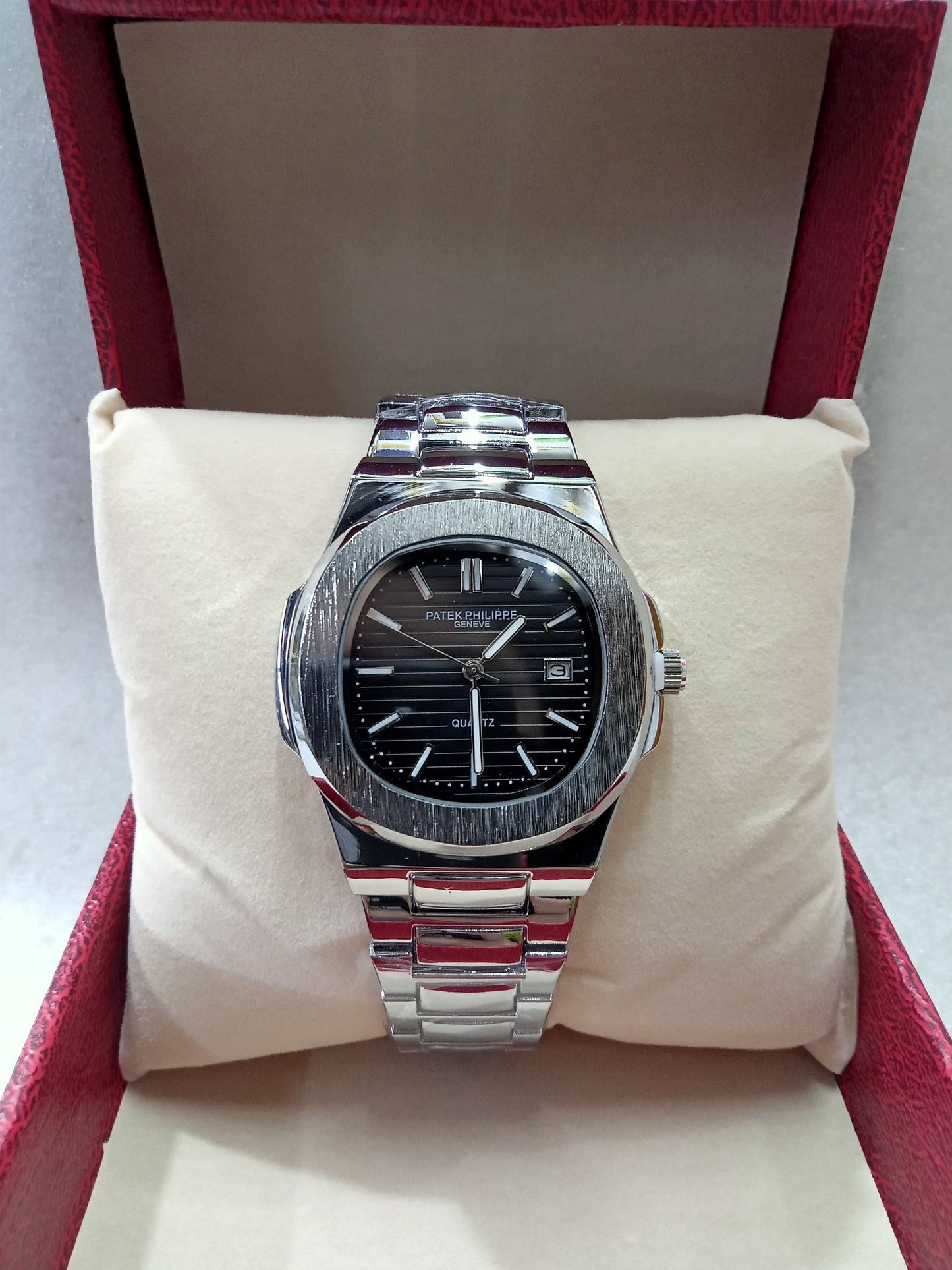 Patek Philippe Silver Watch For Men