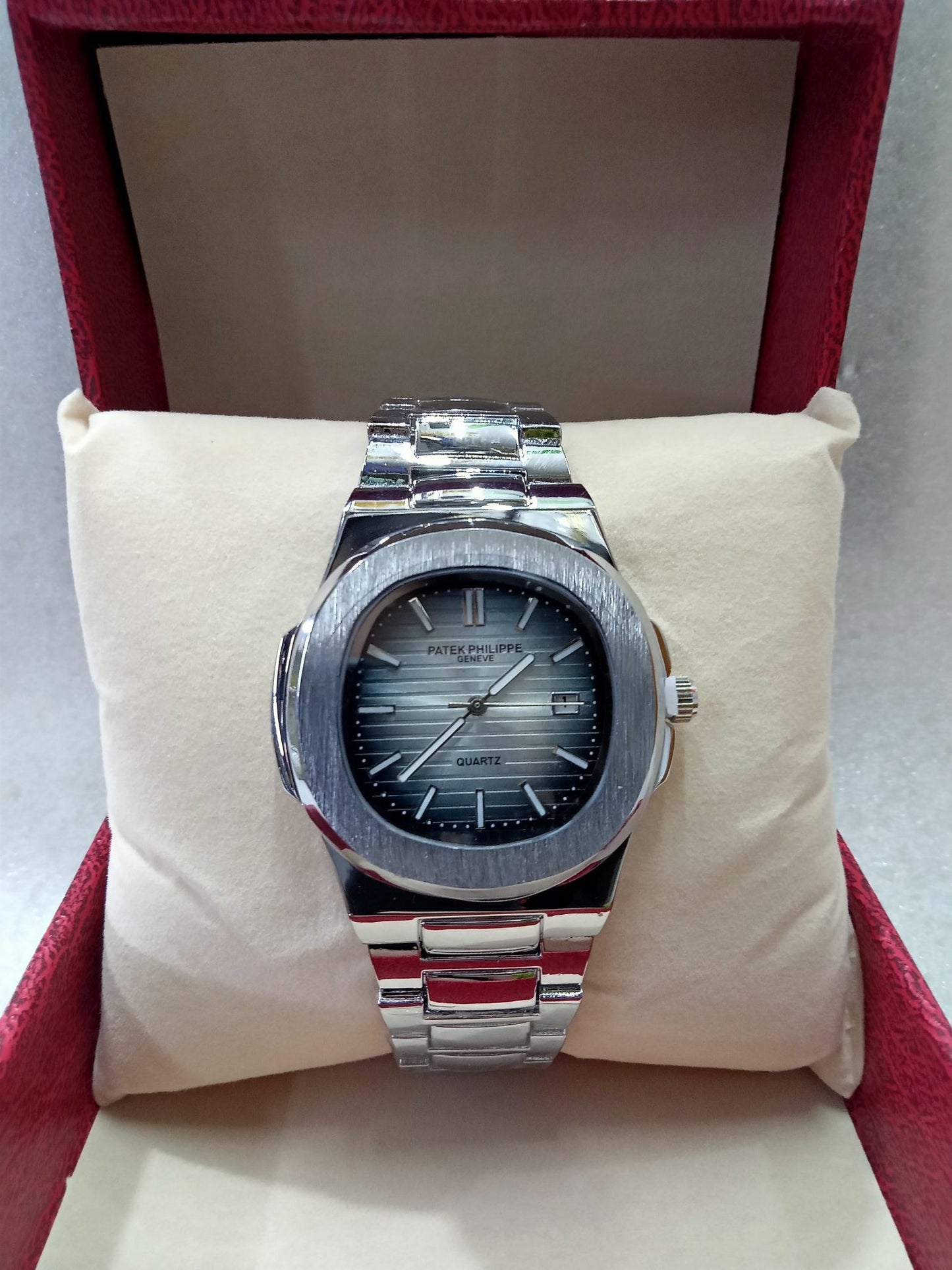 Patek Philippe Silver Watch For Men