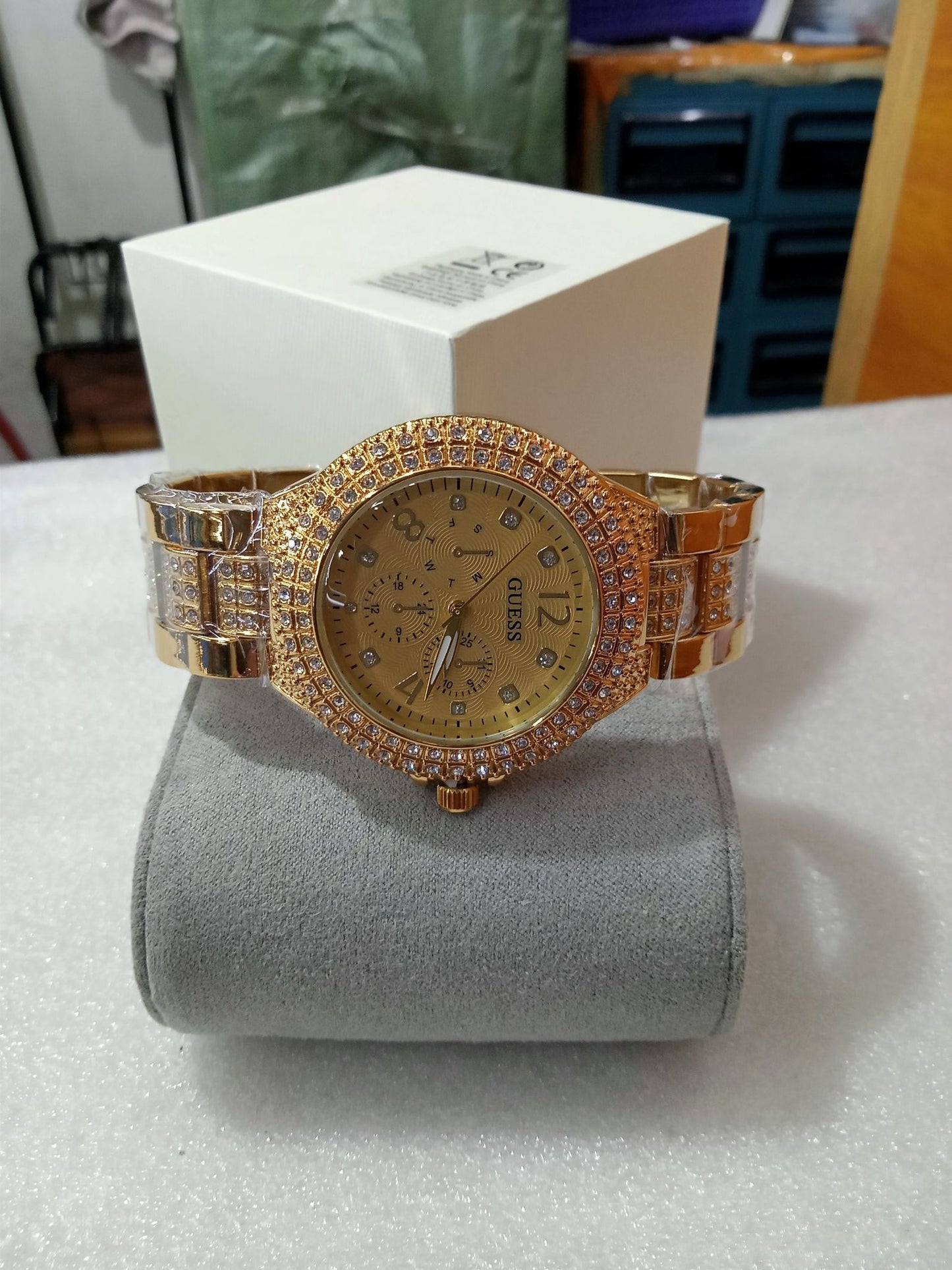 Guess Iced Out Watch for Women