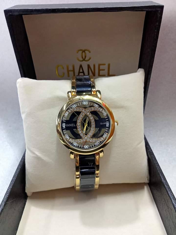 Chanel Ceramic Black Two-tone Watch for Women