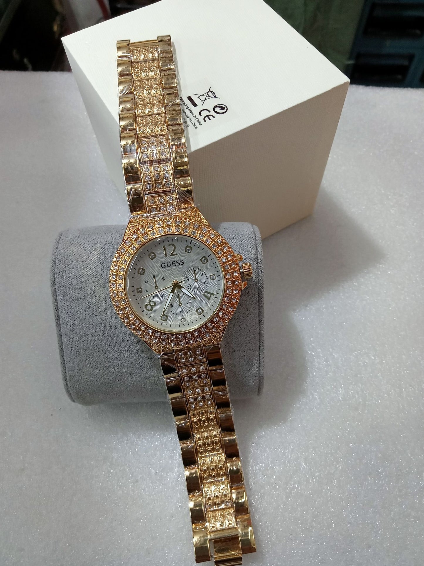 Guess Iced Out Watch for Women