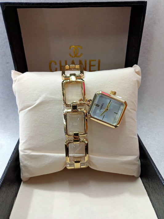 Chanel Gold Chain Watch