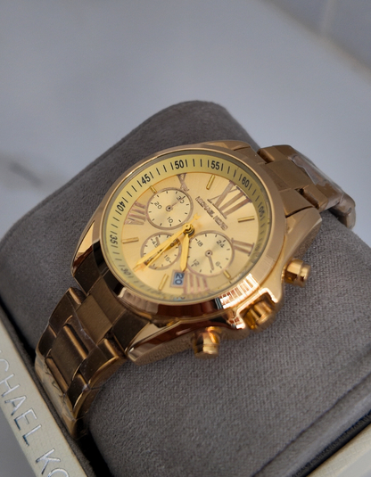 MK Gold Dial Watch for Women