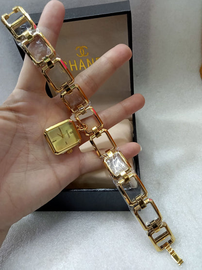 Chanel Gold Chain Watch