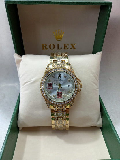 Chanel Chain Strap Watch With Diamonds