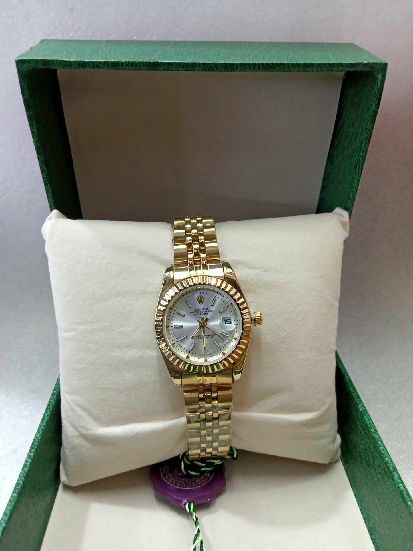 Rolex Gold Silver Watches For Women