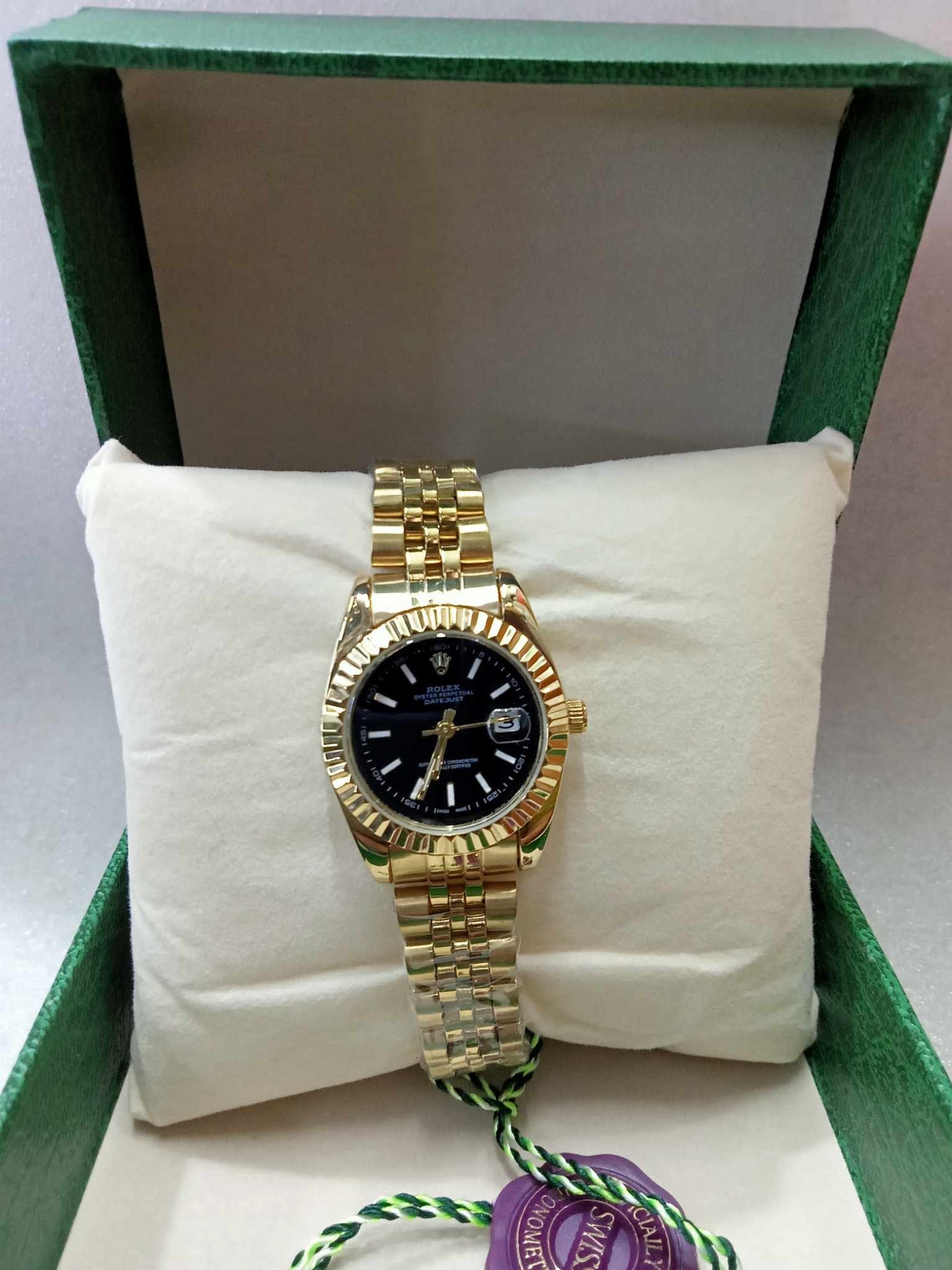 Rolex Gold Silver Watches For Women