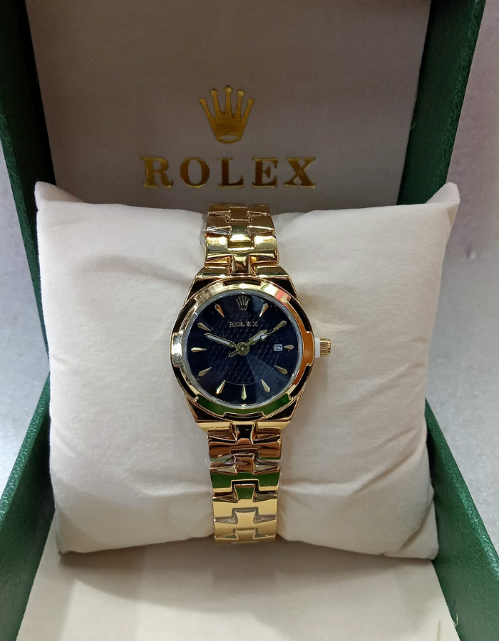 Rolex Small Face Gold Watch for Women