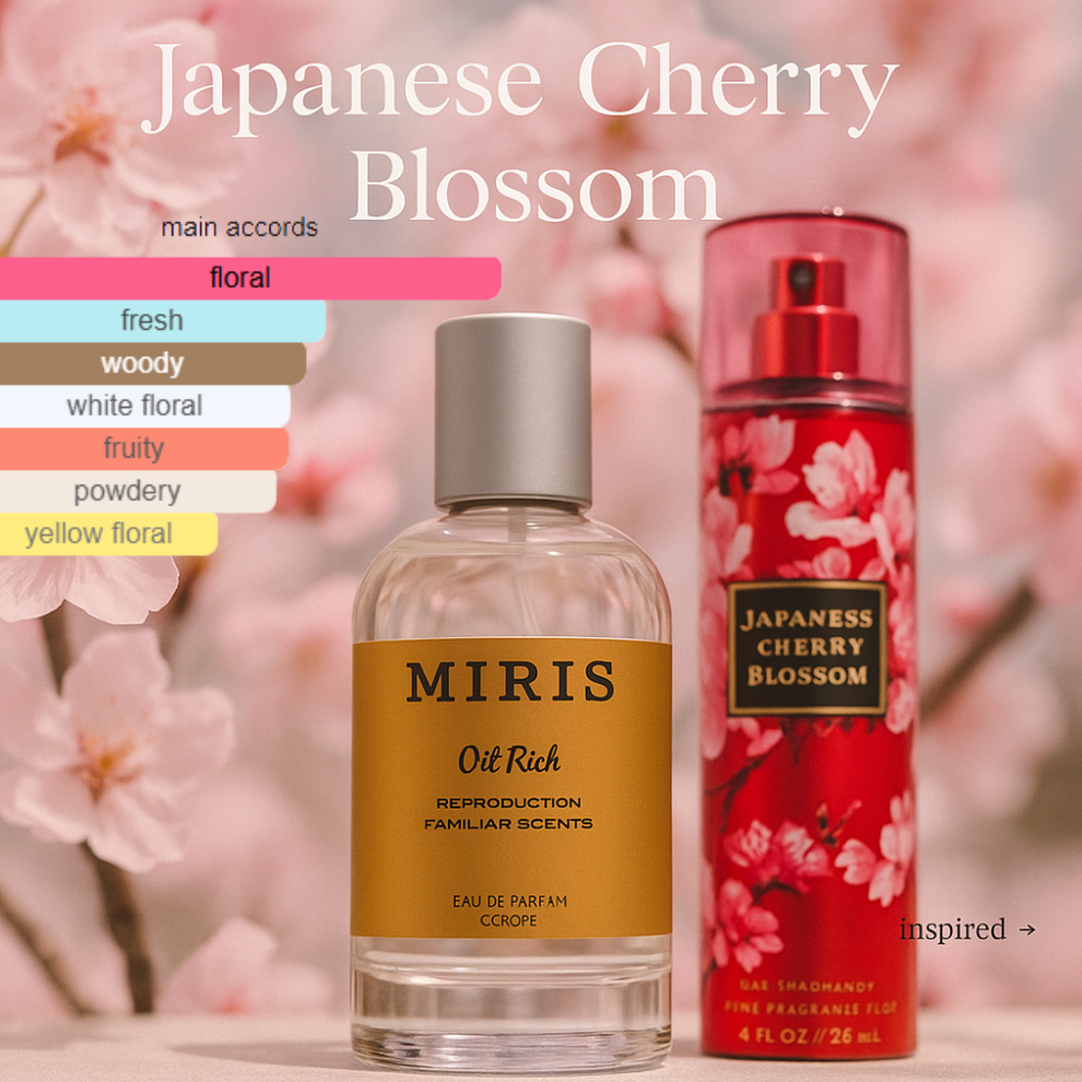 Japanese Cherry Blossom Perfume for Women – Miris Perfume Co.